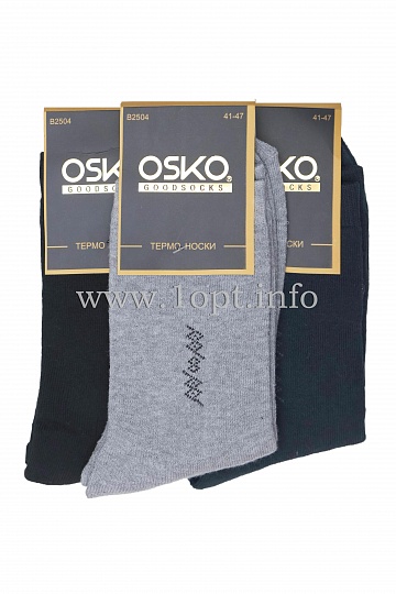 OSKO термо носки мужские махровые
