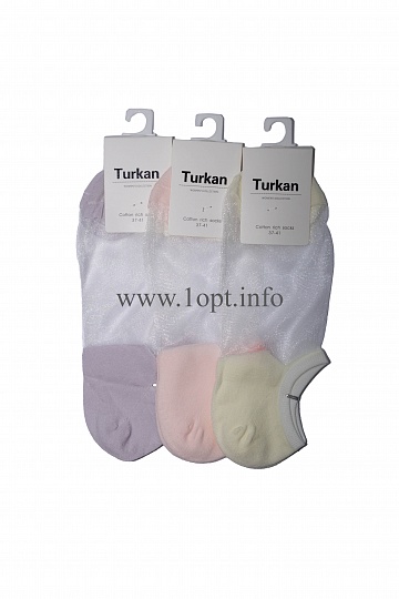 Turkan носки следики женские с капроновой вставкой