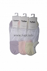Turkan носки следики женские с капроновой вставкой