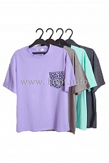 Genneya футболка женская карман леопард